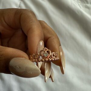 Rose Gold Tiara Ring